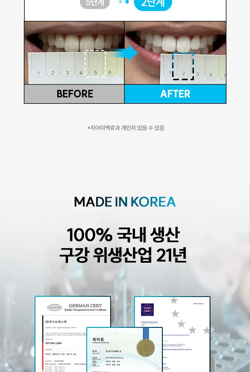 [NEW] 브리올 화이트닝 치아 미백제 4g (치과미백 동일성분) 상세페이지 31